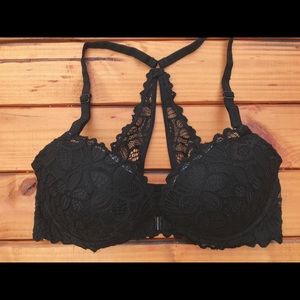 PINK Victoria’s Secret - Black Razor Back Bra 34D